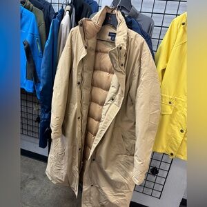 Lands’ End Tan Winter Coat Size L